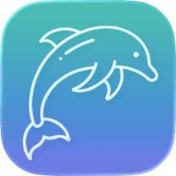 Streamline dolphin logo