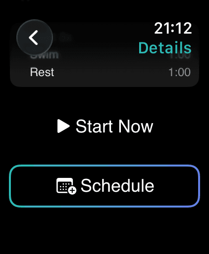 Start or Schedule — Apple Watch